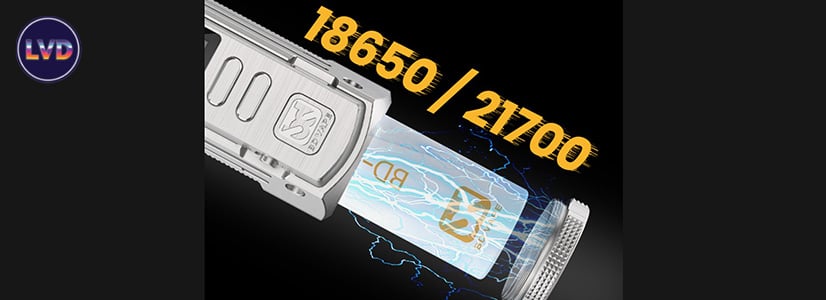 Bon Rayden 100 : accu 18650 ou 21700